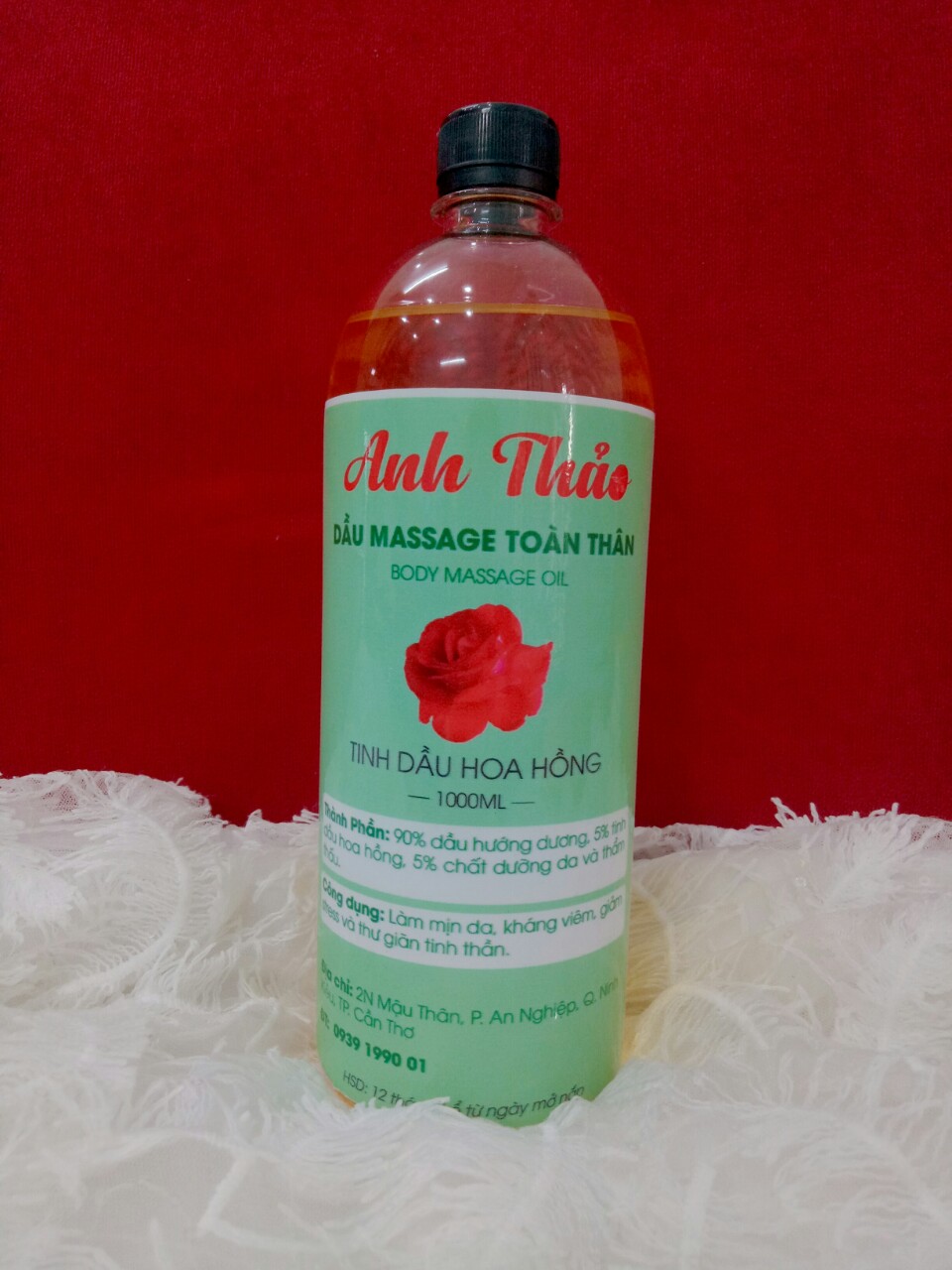 Dầu Massage Hương Hoa Hồng
