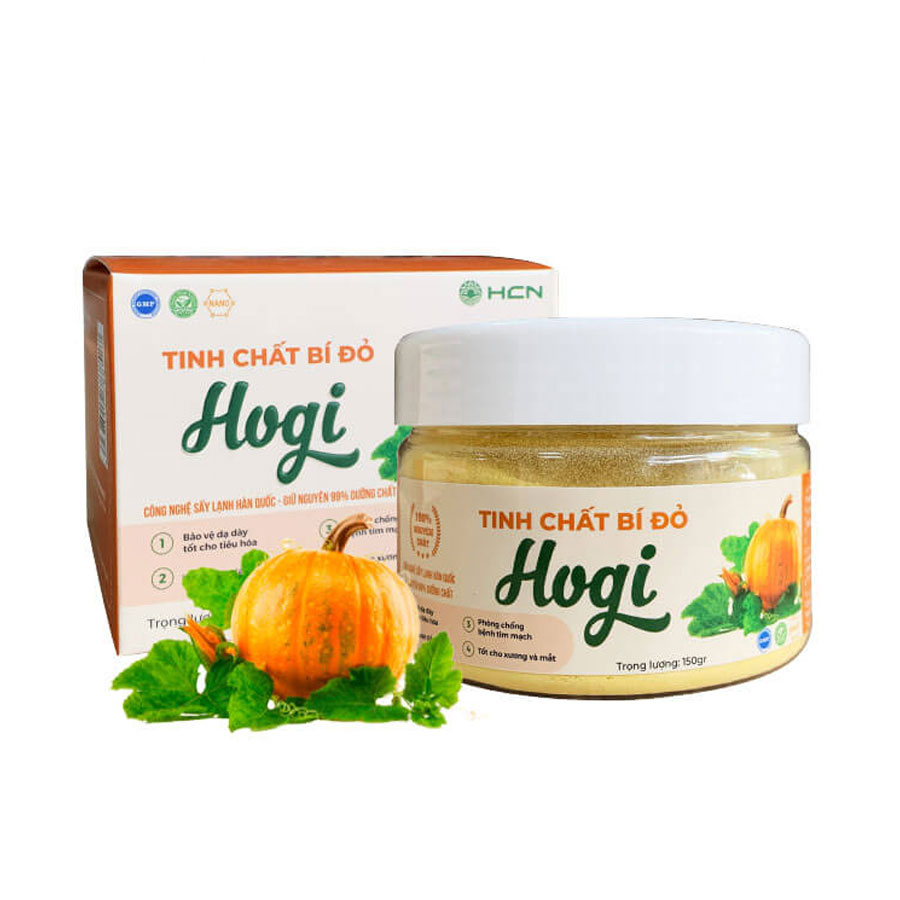 Tinh chất bí đỏ Hogi giúp giảm cân bổ sung chất xơ cho hệ tiêu hoá