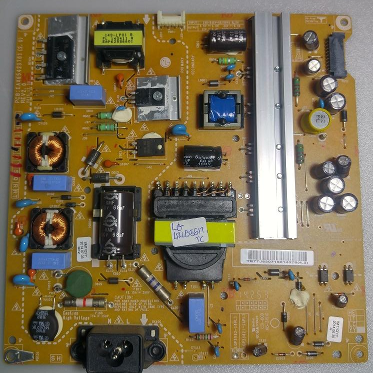Bo mạch tivi lg 42lb551, bo nguồn, bo xử lý