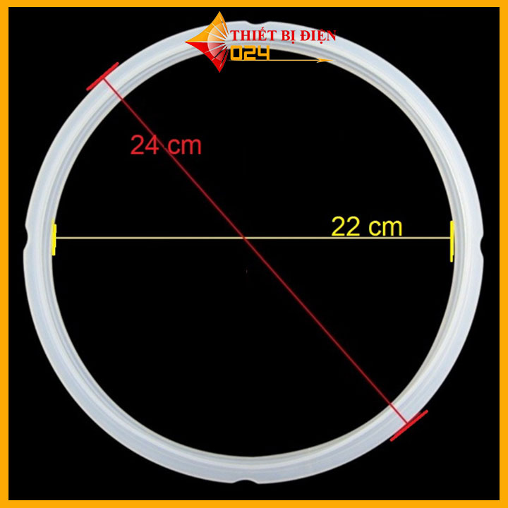 Gioăng nồi áp suất điện đa năng .roăng cao su nồi áp xuất 20 22 cm, 24 cm