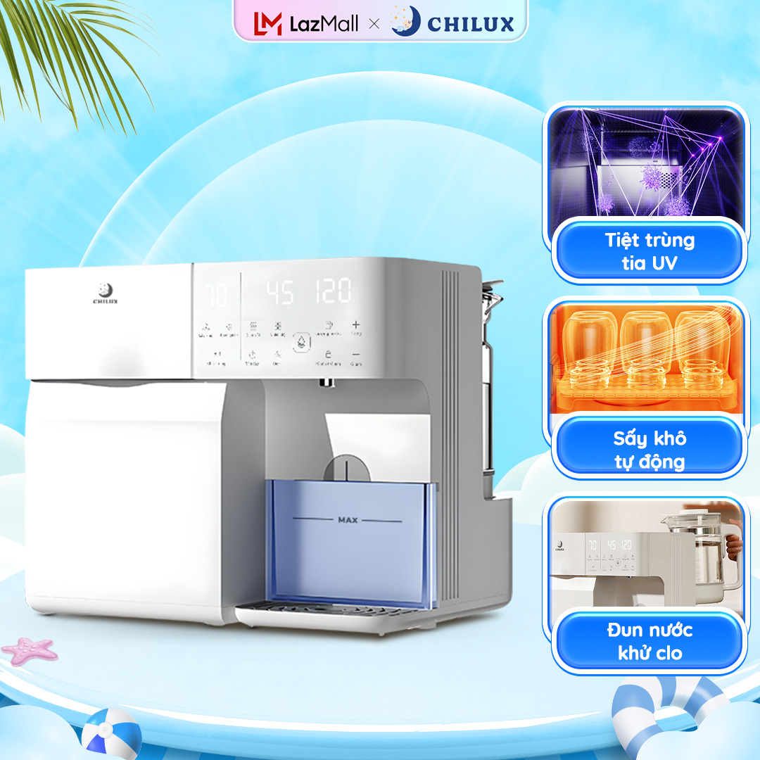  Máy tiệt trùng UV đa năng Chilux U3 - Tích hợp chung chức năng tiệt trùng và bảo quản 24h 