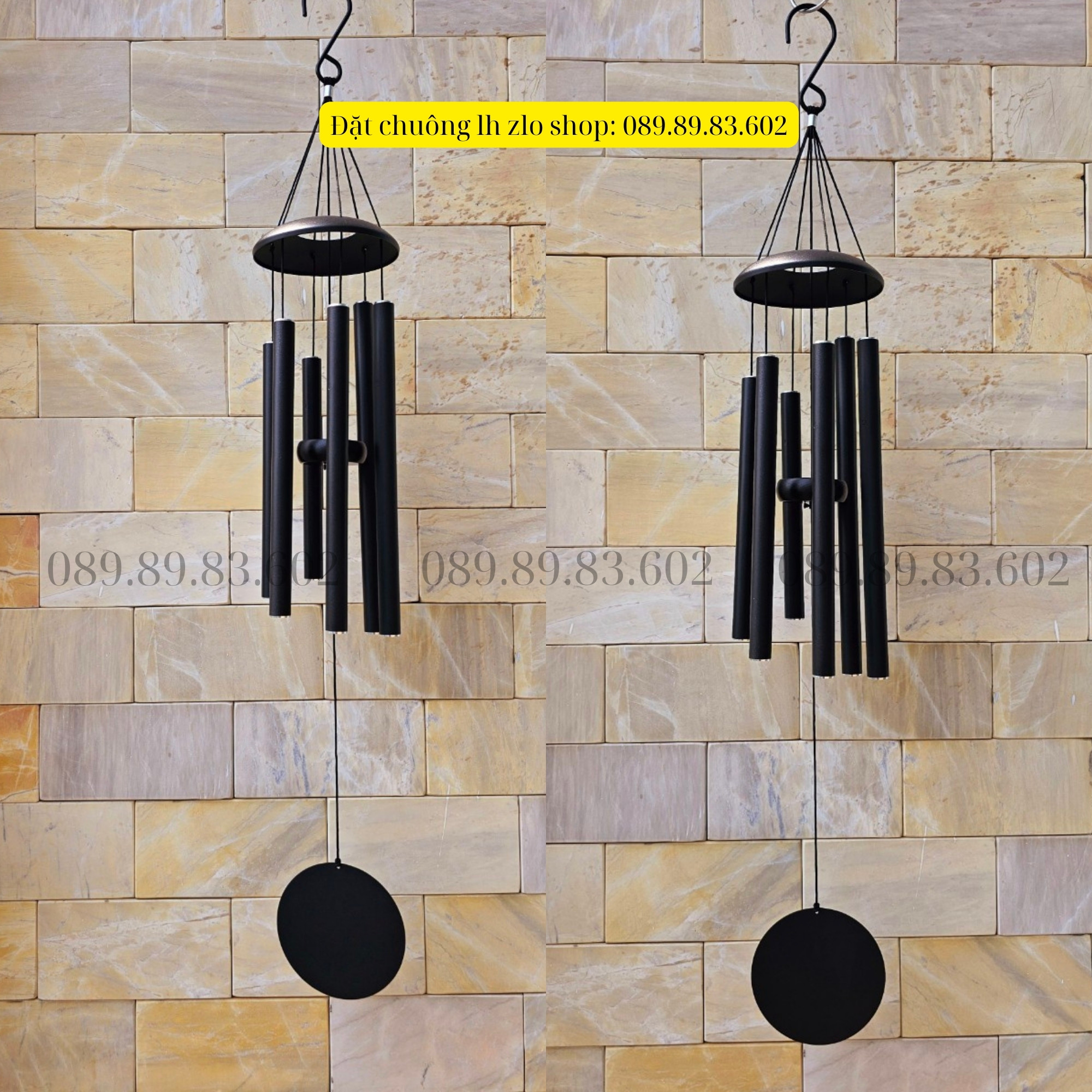 Chuông gió phong thuỷ nhạc thiền Lá 18mm