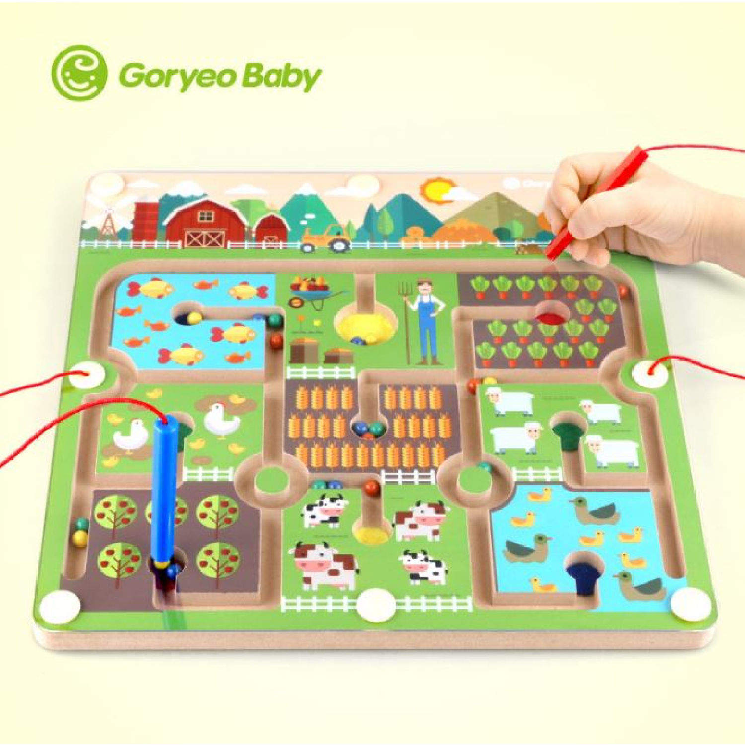 Đồ chơi mê cung nông trại thương hiệu GORYEO BABY