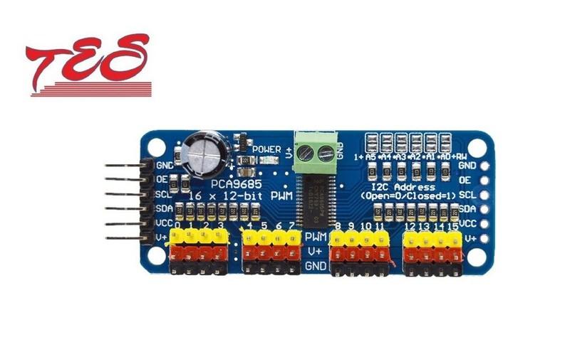 Mạch PCA9685 PWM 16  kênh