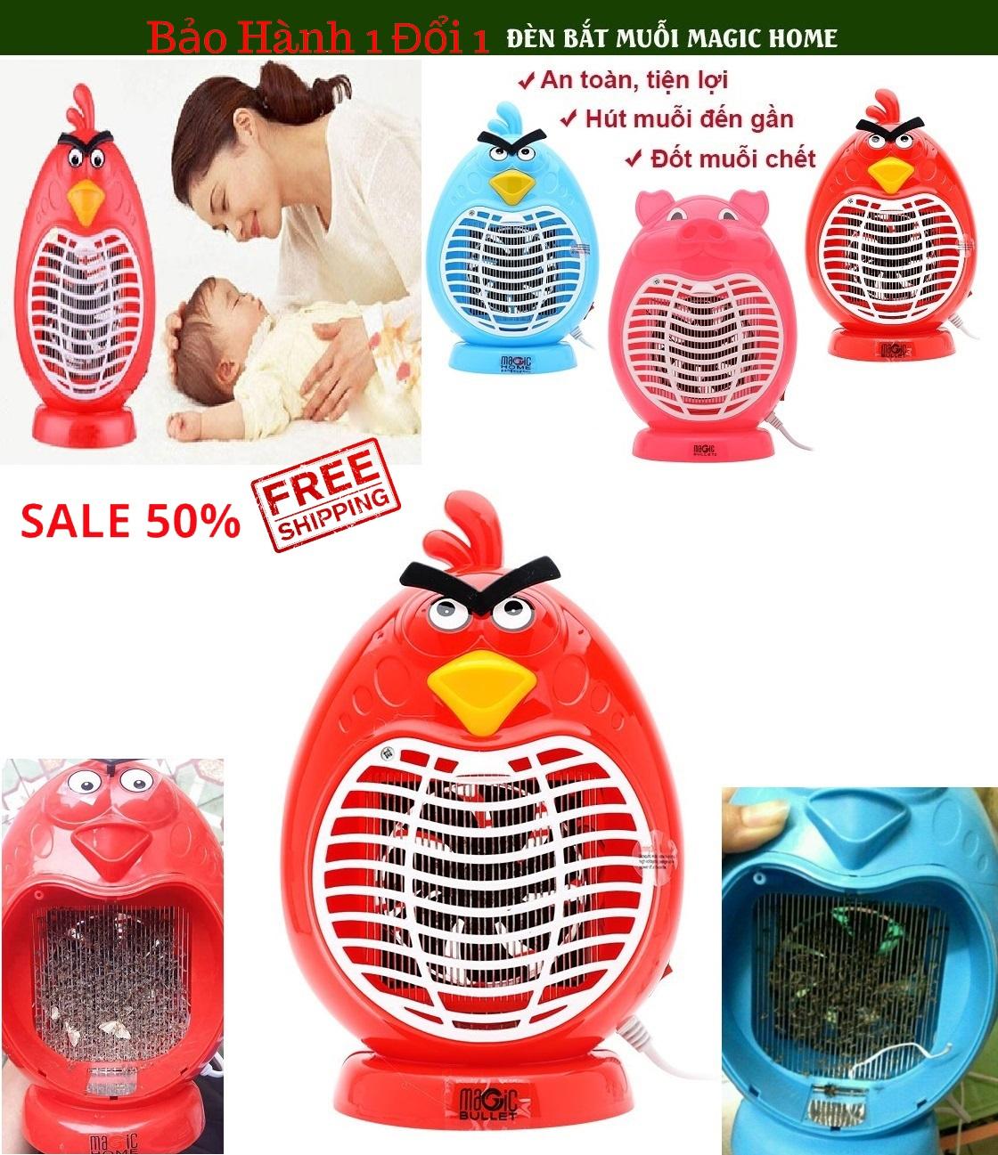 Đèn Bắt Muỗi Nhật Bản Đèn Bắt Muỗi Bóng Đèn Led Magic Hình Thú, Đèn Led Bắt Muỗi Hiệu Quả Cao, An Toàn Tuyệt Đối - BH 1 ĐỔI 1
