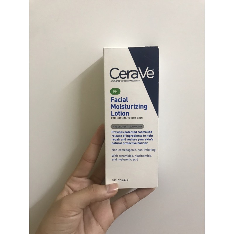Kem dưỡng ẩm ban đêm Cerave PM Facial Moisturizing Lotion Ultra Lightweight