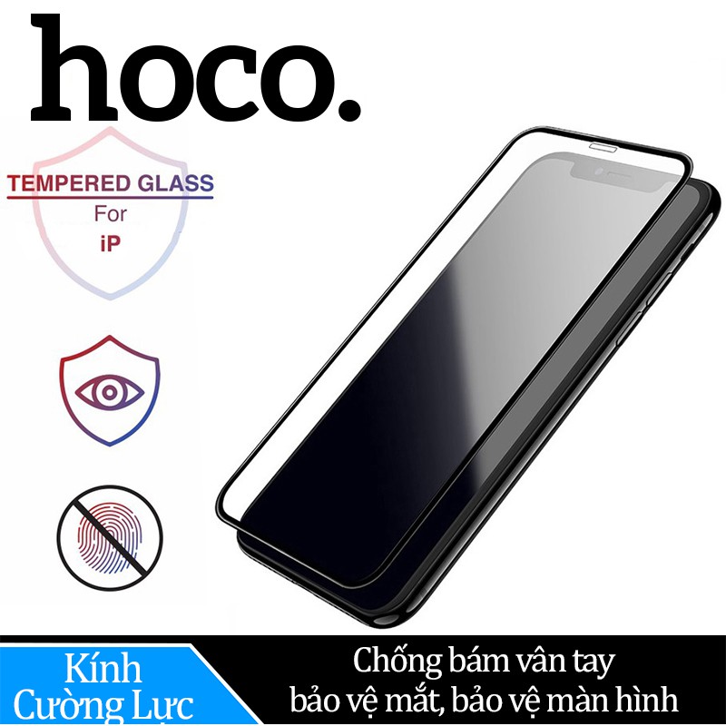 Kính cường lực full màn hình Hoco G5 cho các dòng iPhone X / Xs / Xr / Xs Max / 11 / 11 Pro / 11 Pro Max / 7 / 8 Plus