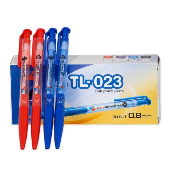 [Hộp20 chiếc] bút bi thiên long 023, Viết trơn êm mựa ra đều và liên tục