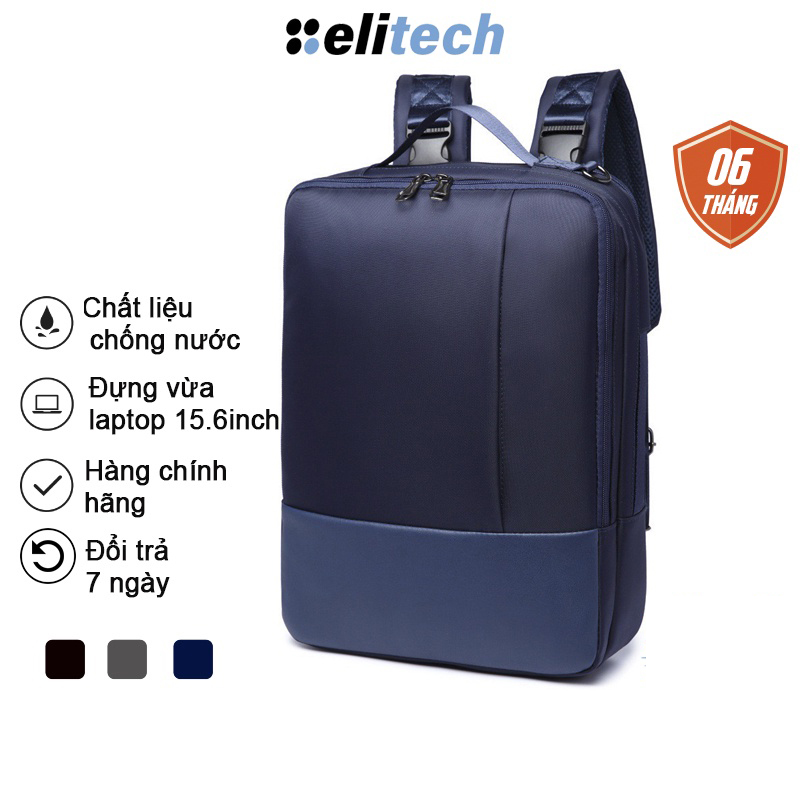 Balo laptop thời trang Sman 15.6 inch, 3 ngăn, vải Polyester chống thấm nước cao cấp