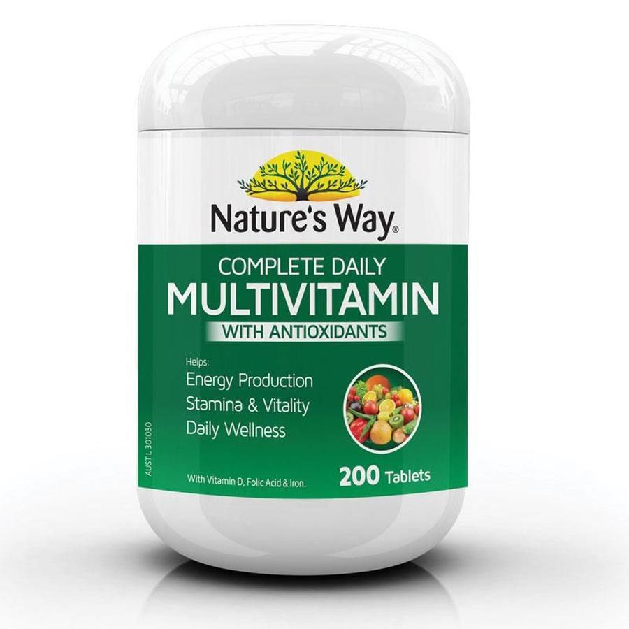 Nature’s Way Complete Daily Multivitamin Vitamin Tổng Hợp Và Tảo Biển 200v