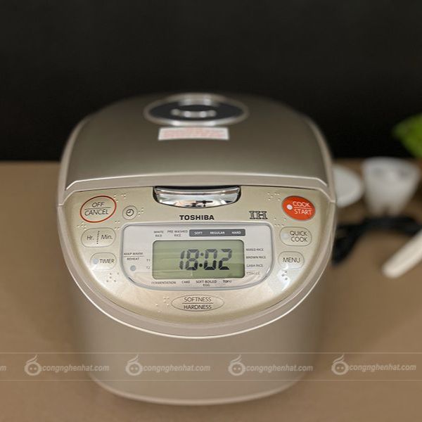 Nồi cơm điện cao tần toshiba 1.8 lít rc-18rhvn mới chính hãng 100% sx thai lan - bảo hành chính hãng