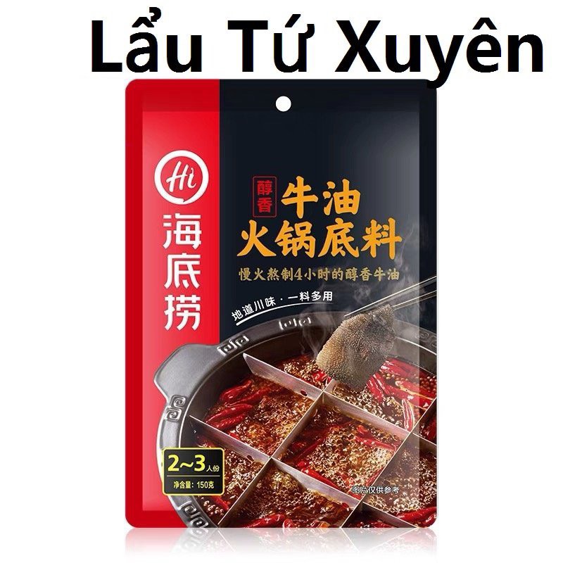 Cốt lẩu haidilao - vị tứ xuyên