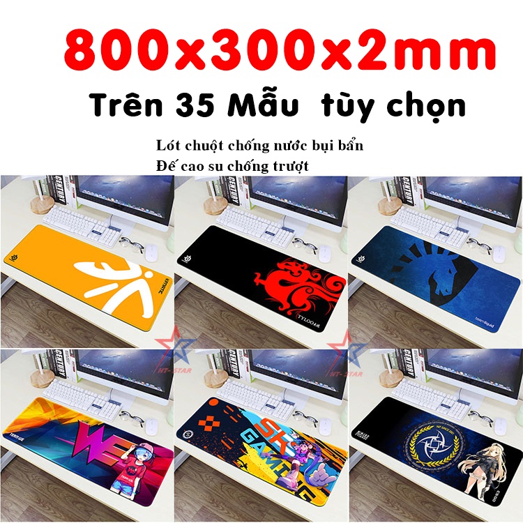 Tấm lót chuột - bàn di chuột size lớn 80x30 mẫu đẹp
