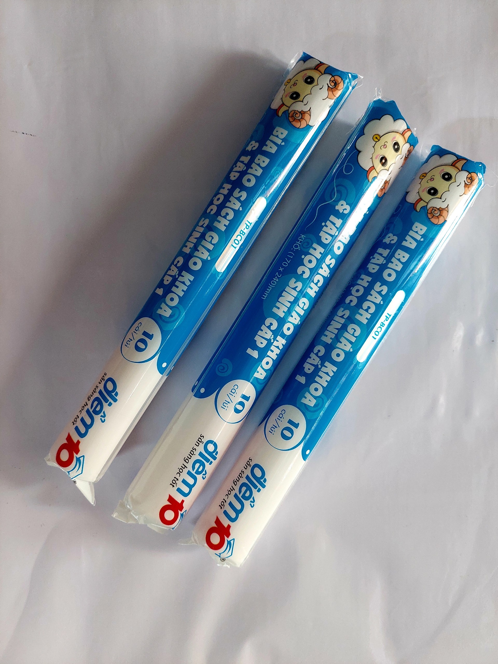 Cuộn bìa kiếng bao tập / bao sách học sinh - điểm 10 thiên long