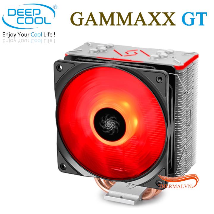 Quạt tản nhiệt cpu deepcool gammaxx gt - hiệu ứng rgb 16.7 triệu màu rực rỡ, 4 ống đồng