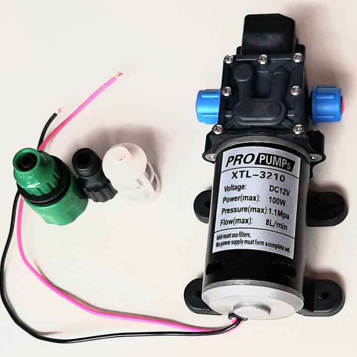 Máy bơm áp lực 12V 100W 8 lít