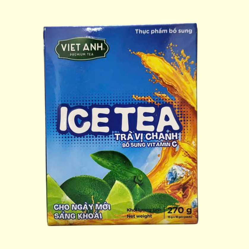 VIET ANH + hộp CHANH 270gr / 18 gói + TRÀ CHANH HÒA TAN Ice Tea