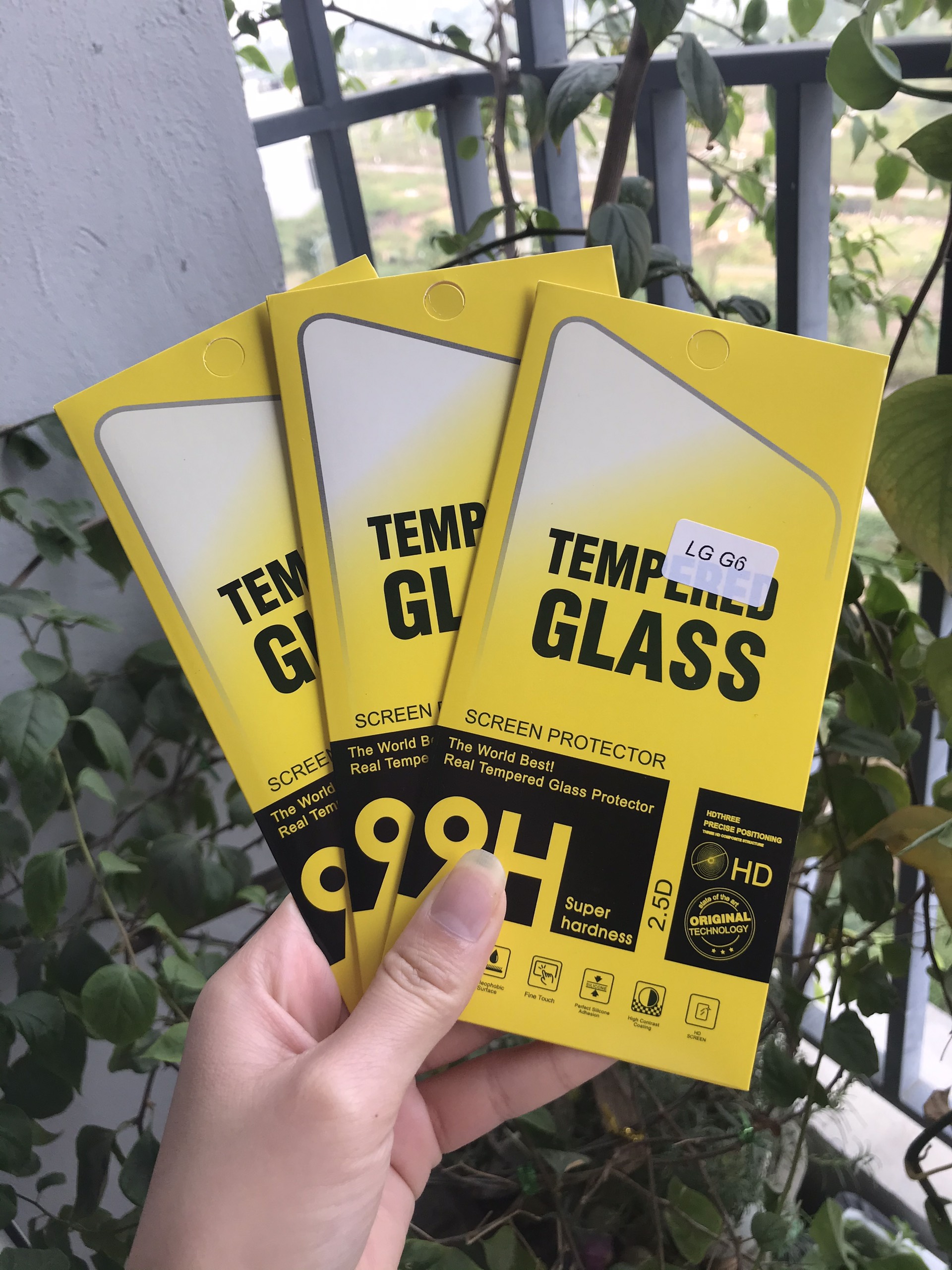 (Giá hủy diệt) Bộ 3 kính cường lực điện thoại LG G6 ThimQ