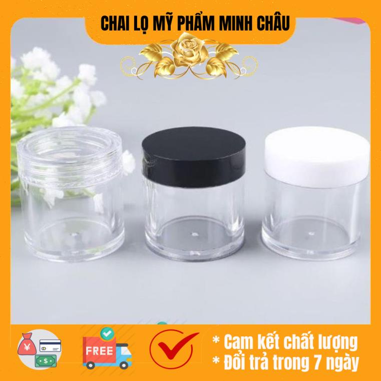 Combo 100c Hủ Nhựa Thân Cao 10g - hu nhung - hu than cao - chai lo my pham - hu dung my pham - hu dung kem