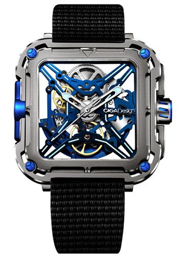 Đồng hồ Cơ Nam Xiaomi Ciga Design X Series - TITANIUM - Cyber Blue -