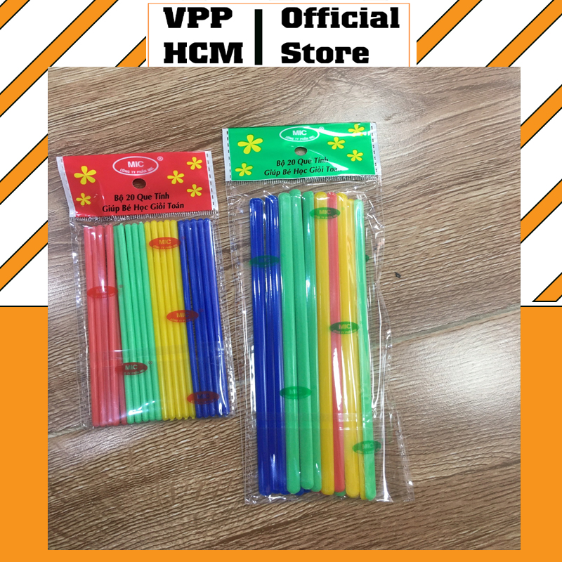 [1 Bịch] Que Tính Mic, Que Tính Học Sinh giá rẻ ( Bộ 20 que tính)