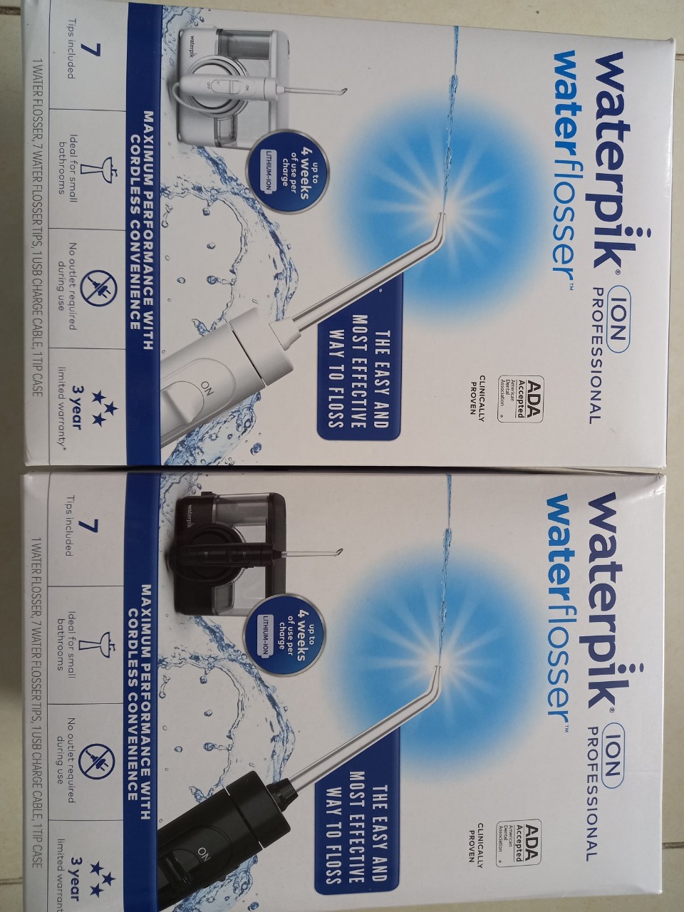 Máy tăm nước cố định không dây waterpik ion wf-12 wf-11