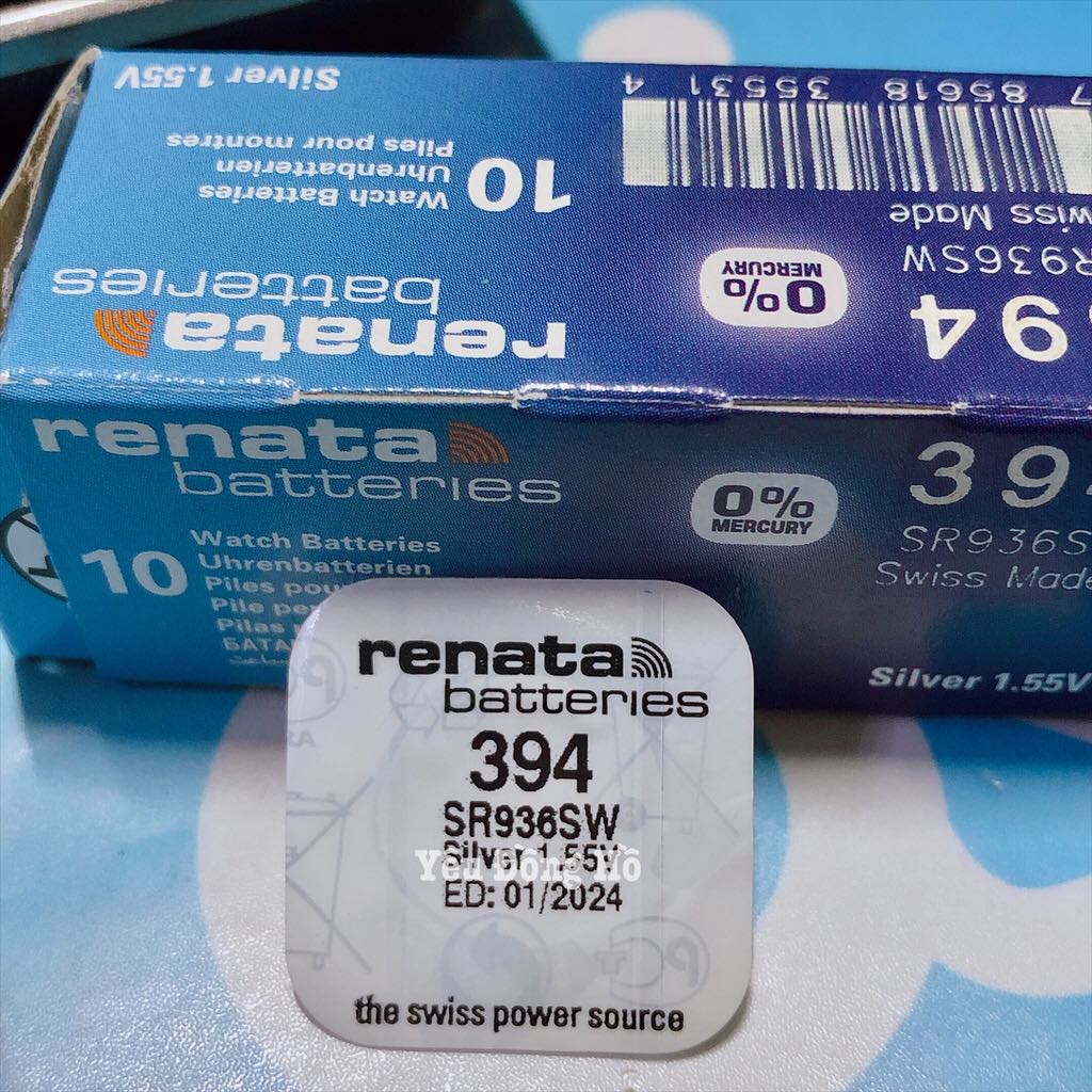  Pin đồng hồ Thụy Sĩ Renata 394 SR936SW SR936 936 chính hãng 
