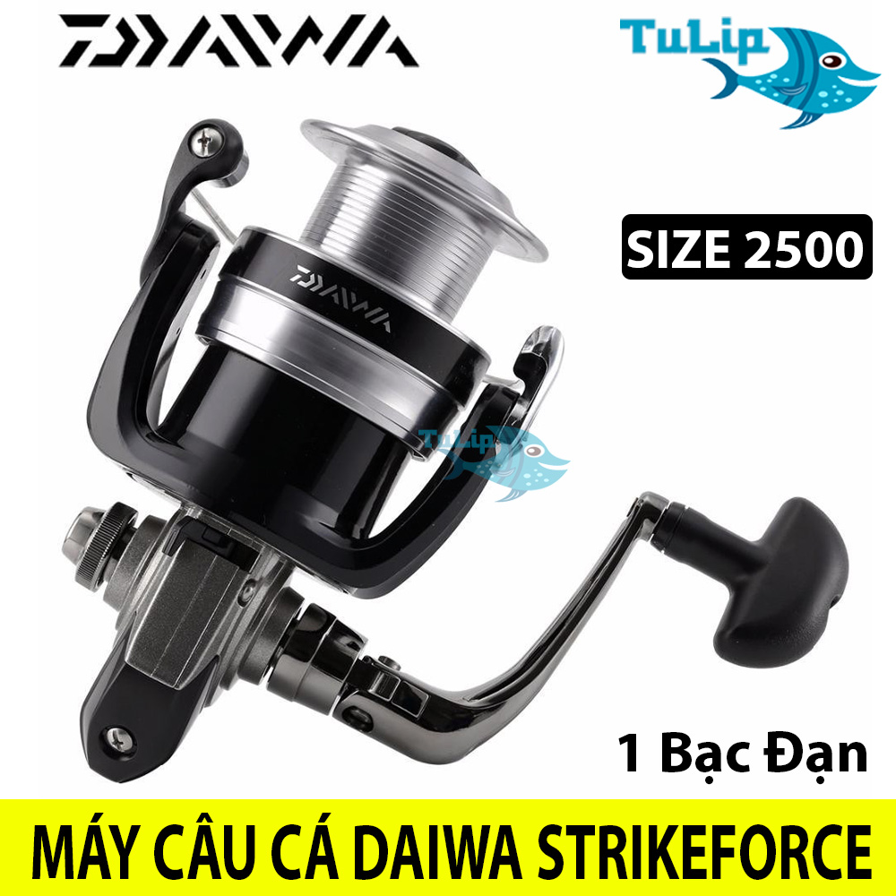 Máy Câu Cá DAIWA STRIKEFORCE Nhật Bản - Máy Câu Kim Loại, Đủ Size: 2000 - 2500 - 4000 - FULL KIM LOẠI