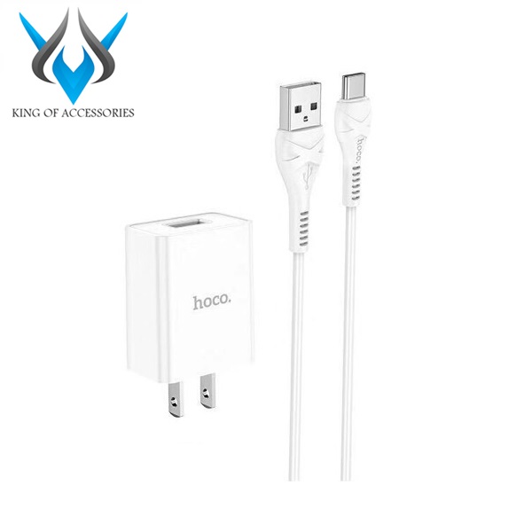 Bộ Cốc sạc và Cáp sạc cổng Type-C Hoco S2 Plus output max 3.4A - Hãng phân phối chính thức - Nhất Tín Computer