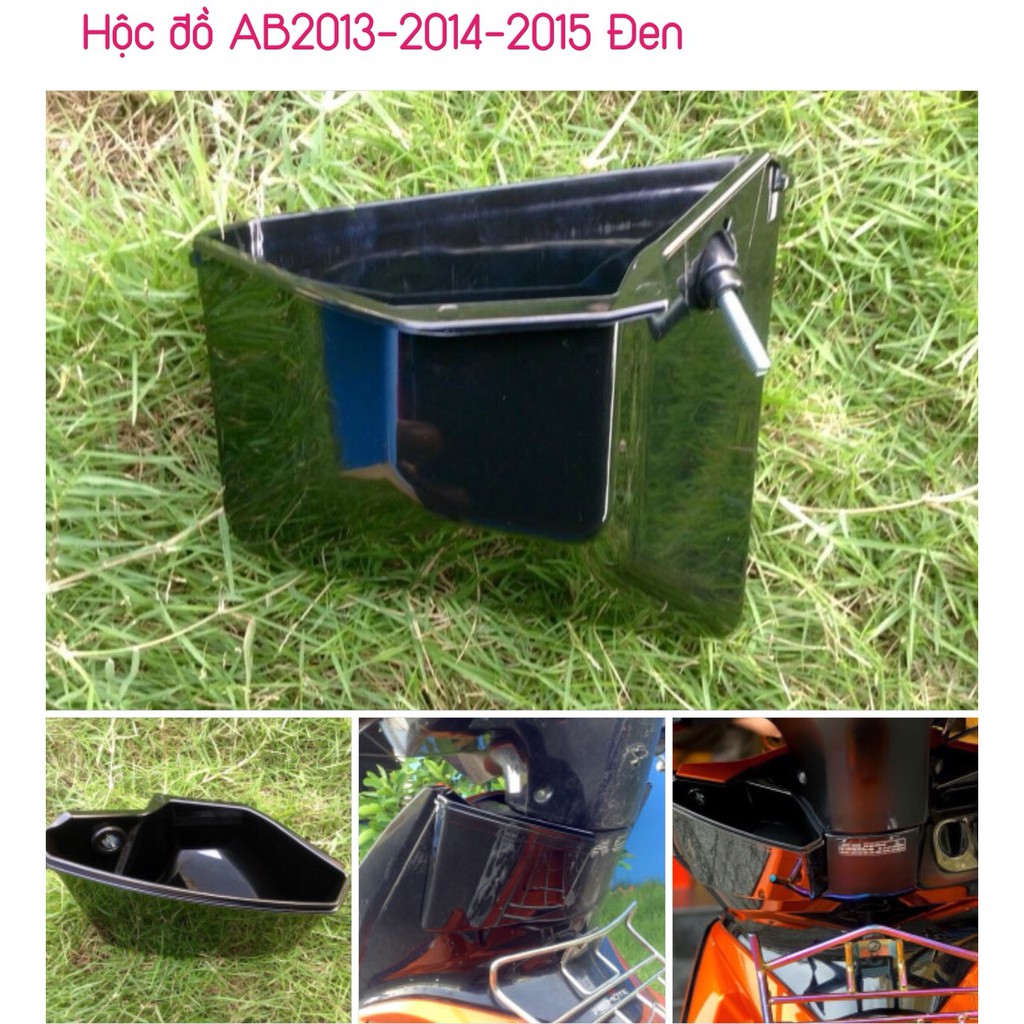Hộp đựng đồ xe air blade 2013 - 2015 - đen