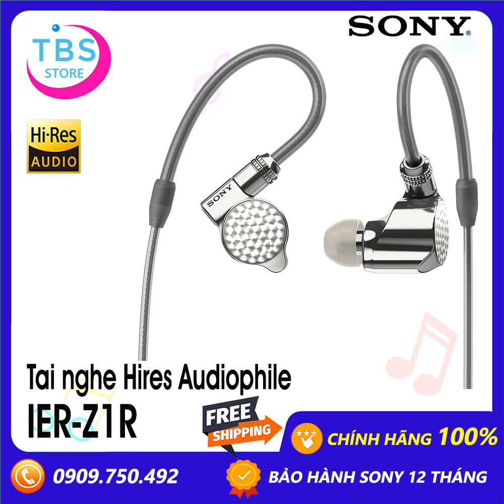 [HCM]Tai Nghe In-Ear Kiểm Âm Sony IER-Z1R - Hàng chính hãng - Bảo hành 12 tháng