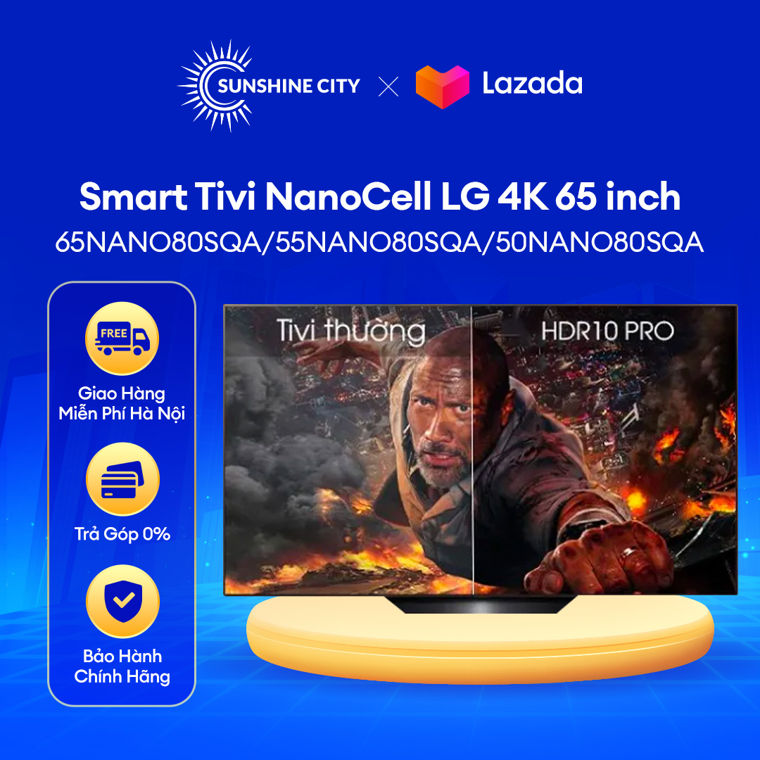 Smart Tivi NanoCell LG 4K 65 inch 65NANO80SQA/ 55NANO80SQA/ 50NANO80SQA
