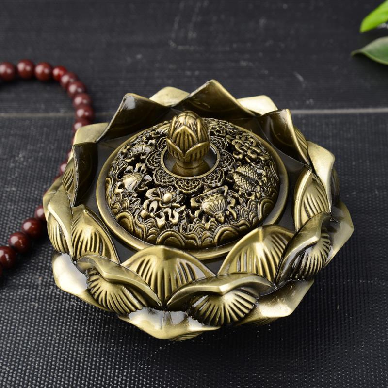 Lư xông hương trầm loại trung đế thấp