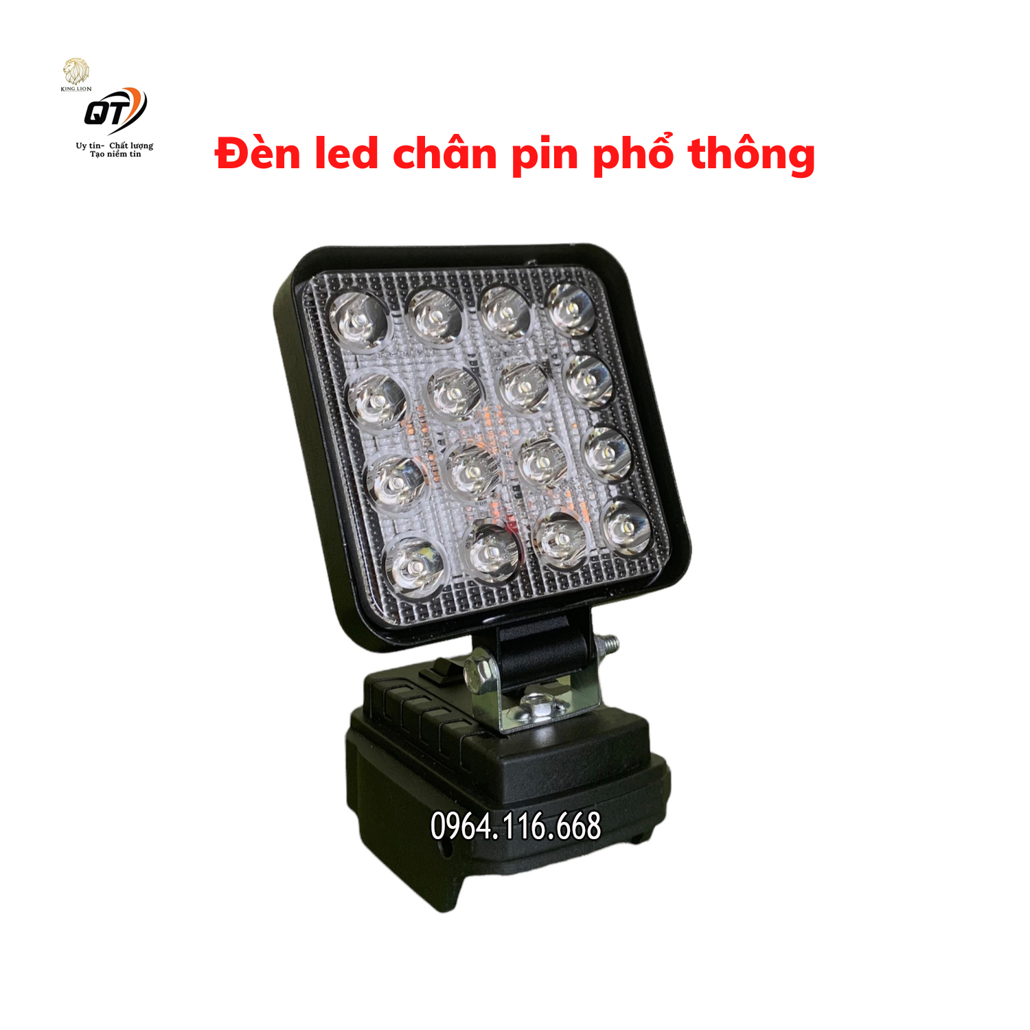Đèn pha LED siêu sáng sử dụng chung chân Pin MAKITA Thông dụng