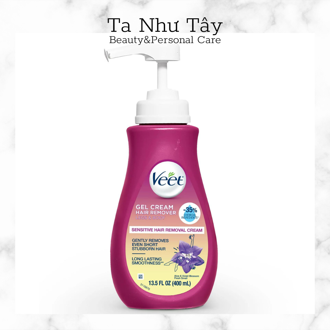 Kem tẩy lông veet da nhạy cảm 400ml