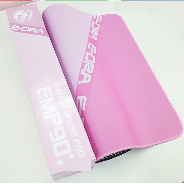 Lót di chuột màu hồng e-dra emp901 khổ rộng 90*40cm - pad di chuột big size màu pink