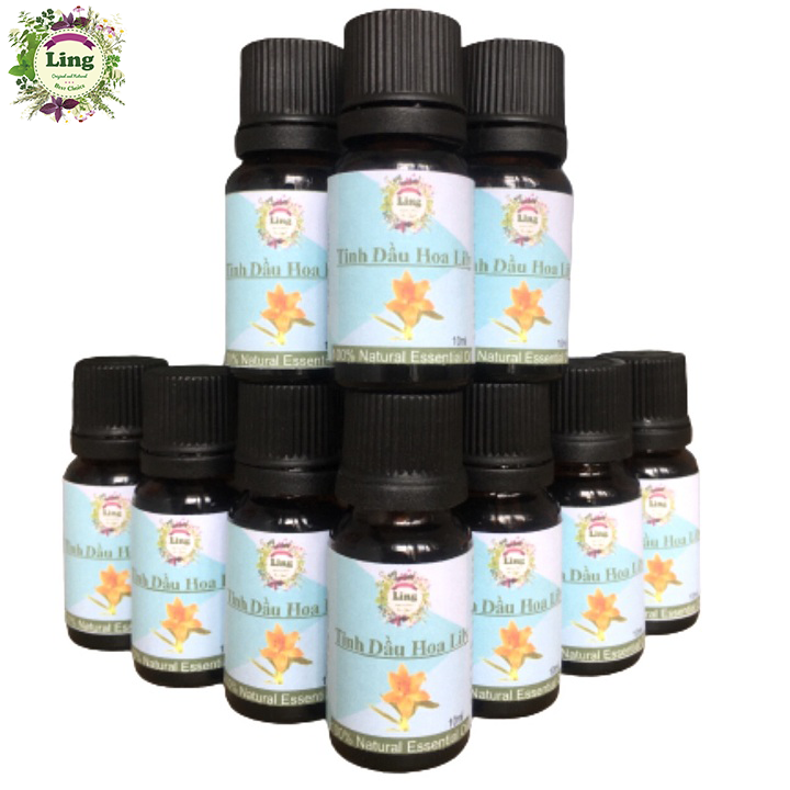 Combo 10 chai Tinh dầu Hoa Lily 10ml Thiên Nhiên Nguyên Chất 100% khử mùi, xông phòng