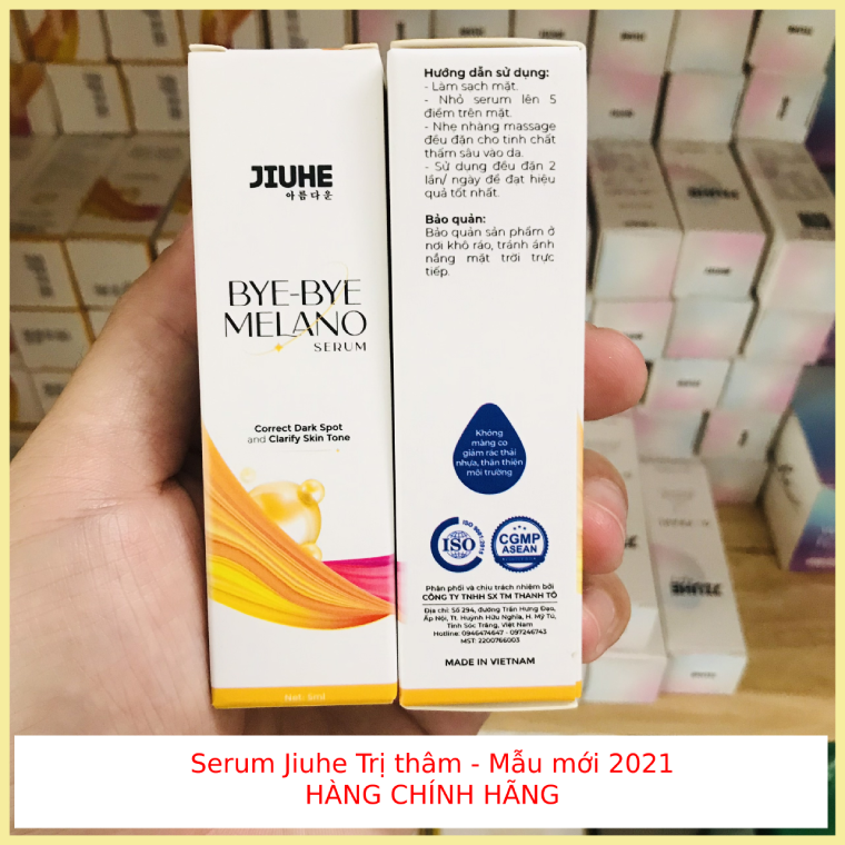 Serum Jiuhe Giảm thâm mụn và thâm body hiệu quả 5ml- Serum Jiuhe mẫu mới 5ml