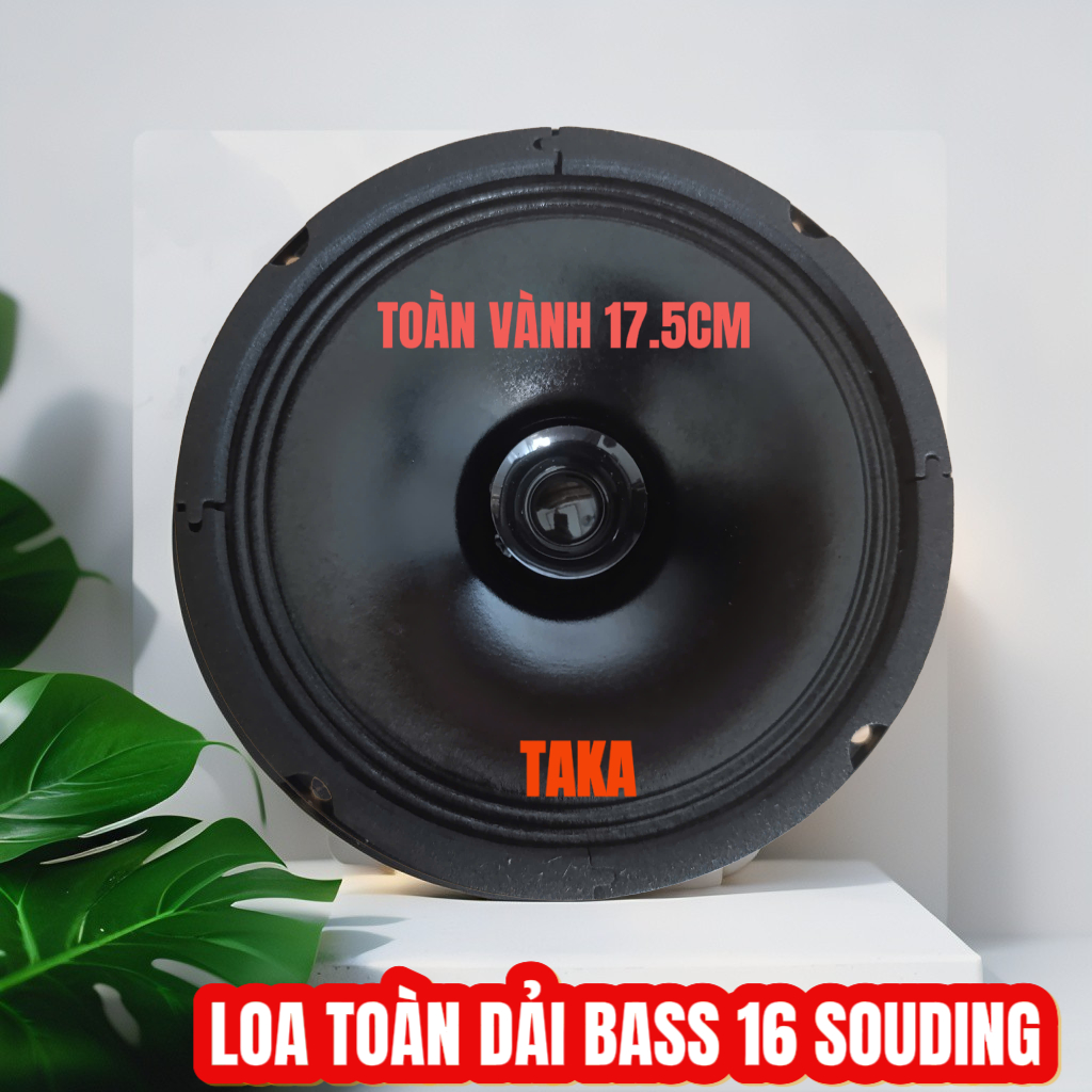 Loa toàn dải bass 16 vành 16.5cm Souding từ đại 80 nhập khẩu hàng cao cấp giá 1 chiếc loa đồng trục