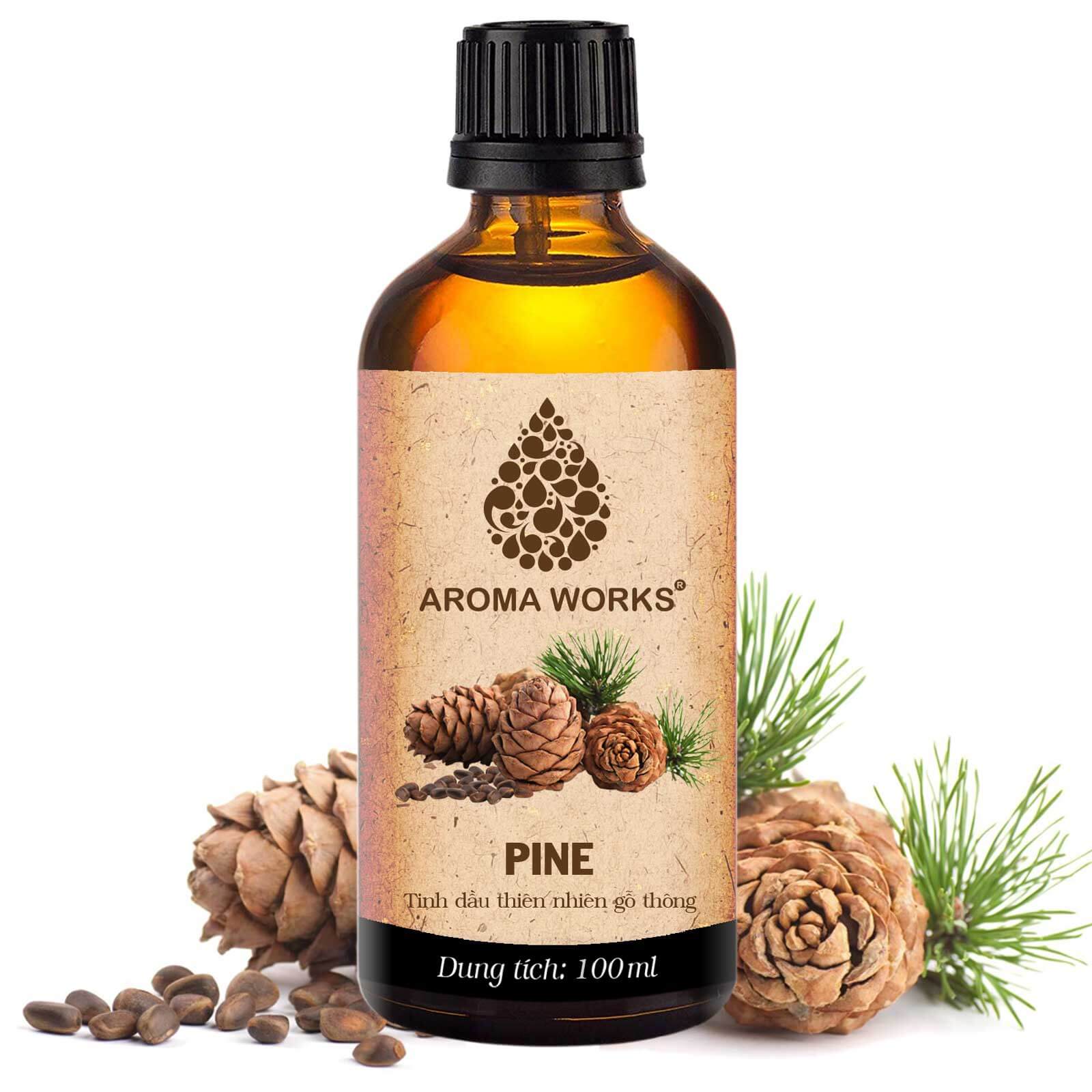 [HCM]Tinh Dầu Thiên Nhiên Gỗ Thông Aroma Works Essential Oils Pine