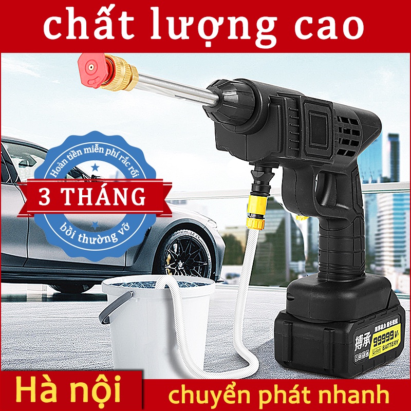 Máy Rửa Xe Pin,máy rửa xe cầm tay pin,Máy Rửa Xe Chạy Pin 21v pin Dùng Cho Gia Đình Và Chuẩn Gara,súng nước,Súng Rửa Ôtô Xe Máy Cao Cấp Súng Xịt Tạo Bọt Tuyết,máy tưới cây Tương thích với pin Makita với hộp nhựa