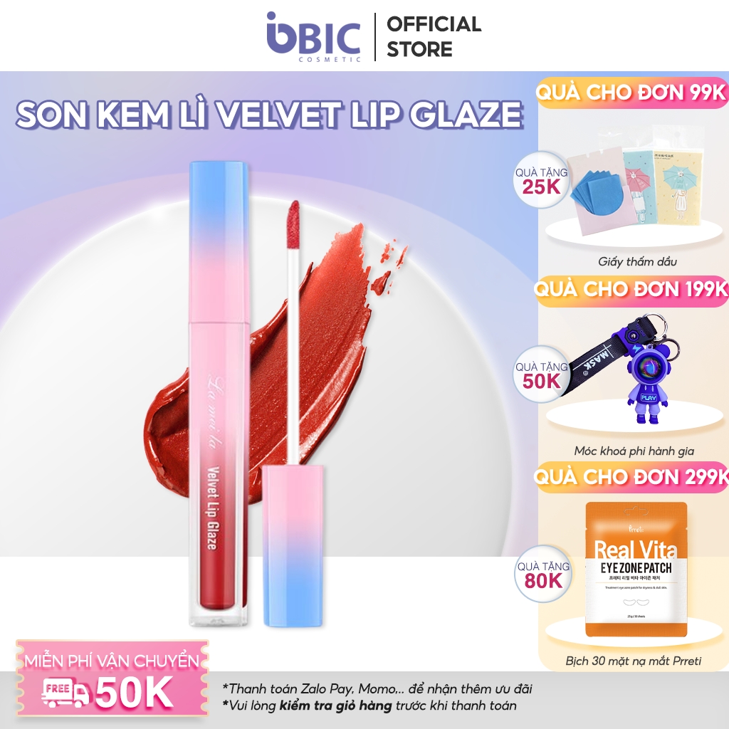 Son Kem Lì Lameila Velvet Lip Glaze nội địa Trung son lâu trôi son có dưỡng son môi đẹp chính hãng nội địa Trung GM-S LML