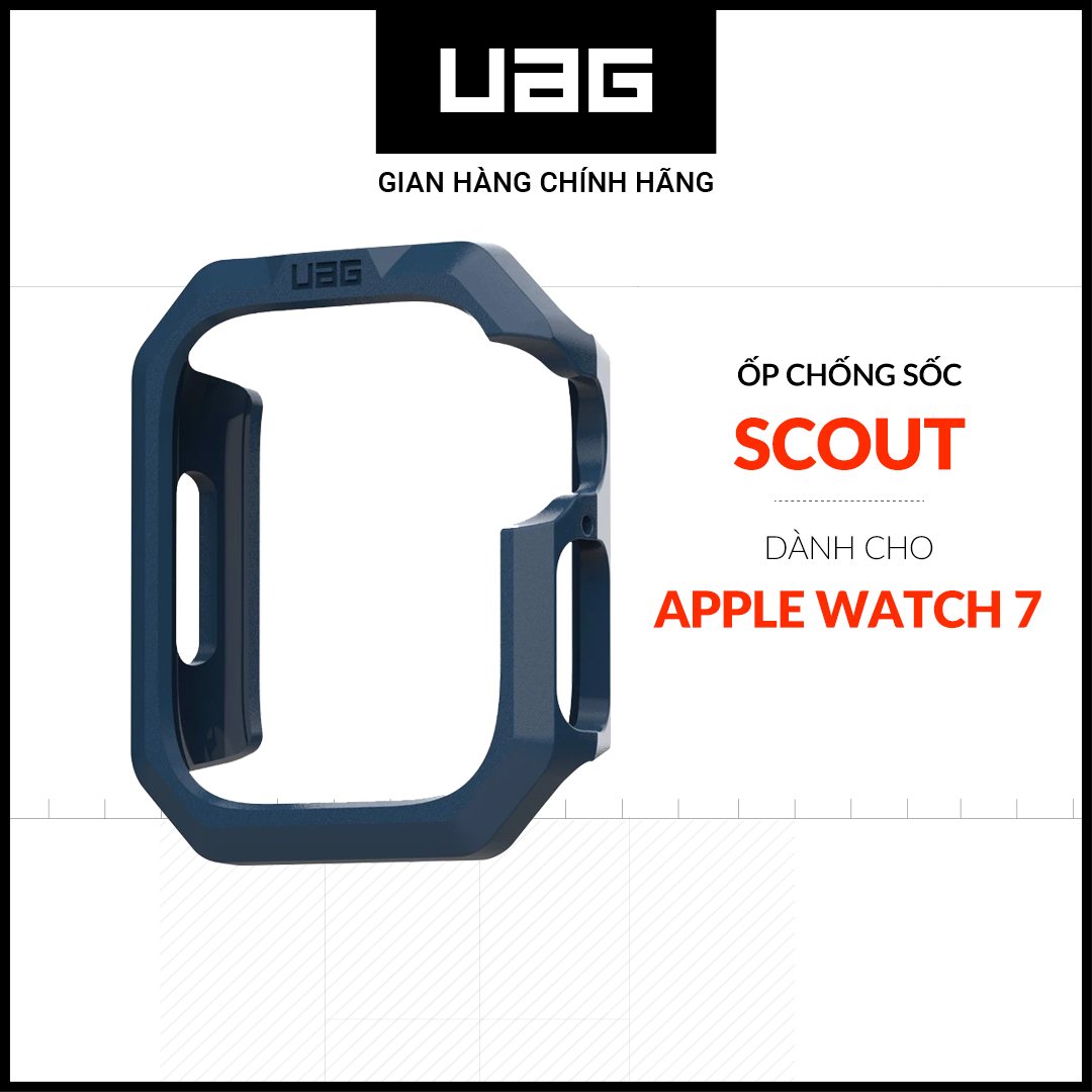 Ốp đồng hồ chống sốc UAG Scout cho Apple Watch 7 (41/45mm)