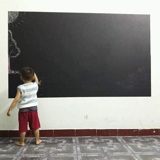 Bảng viết dán tường-Decal Bảng Đen ,xanh Viết Phấn