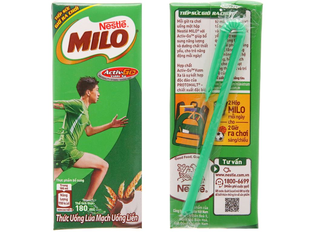 Thức uống lúa mạch Milo Active Go 180ml - Tạp hóa Bát Muội