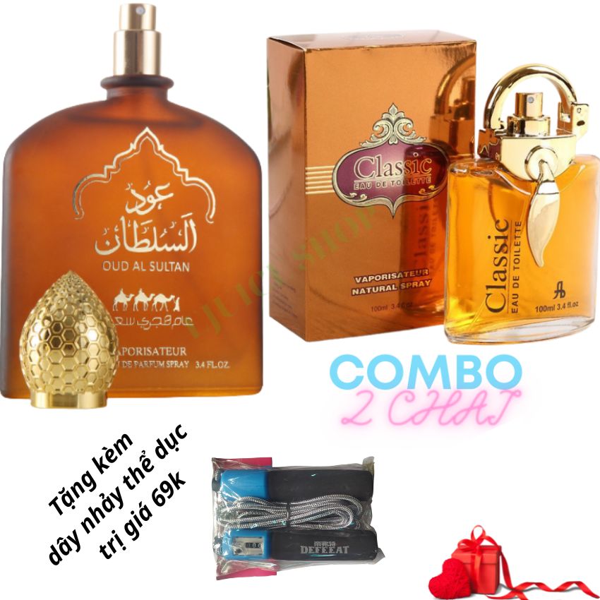 [XẢ HÀNG+ QUÀ TẶNG] Combo set 2 chai Nước Hoa Nam Nữ 200ml  Nước Hoa Sultan Dubai Nước Hoa Classic Cao Cấp  Thơm Lâu Dầu Thơm Nam  NữThơm Lâu  Phiên Bản  Đặc Biệt Sang Trọng Lôi Cuốn Romantic B628