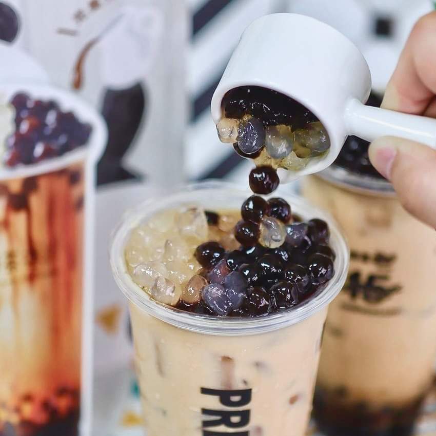 Set trà sữa lài chân trâu ly