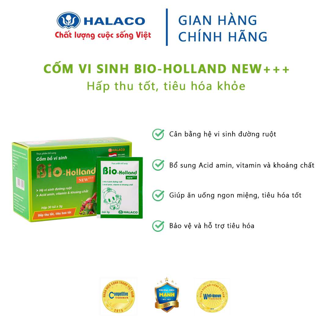 Cốm vi sinh Bio-Holland New+++ - Hấp thu tốt, tiêu hóa khỏe