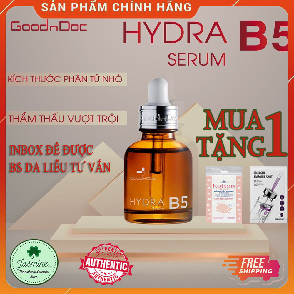 [CHÍNH HÃNG] JM001 SERUM DƯỠNG ẨM, PHỤC HỒI DA, CHỐNG LÃO HÓA B5 GOODNDOC 30ML