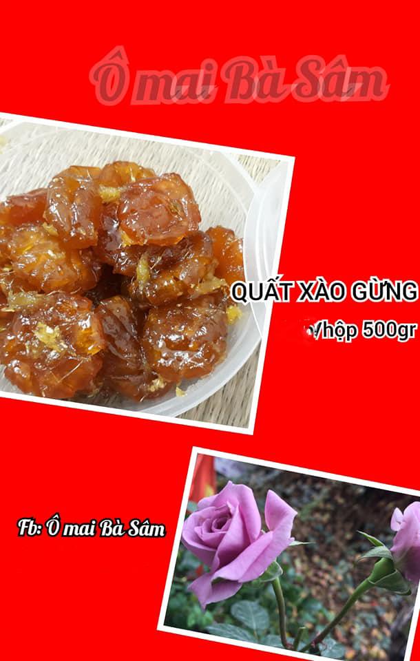 Ô mai Quất xào gừng 500g - Đậm hương vị Việt